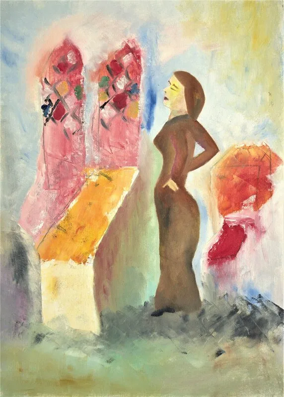 Oljemålning "Homecoming"  -  Oil painting av Gerhard Hofman