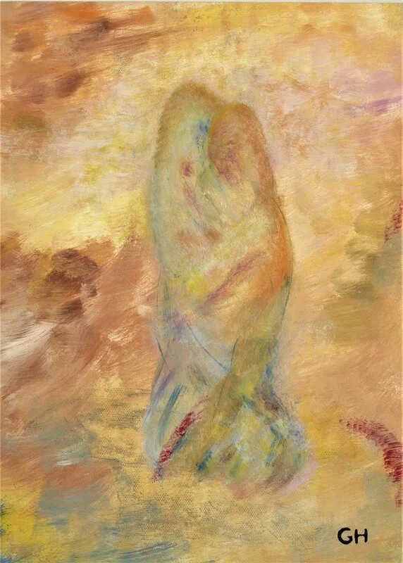 Oljemålning "Morning Air" - Oil painting - (€640) - PO av Gerhard Hofman