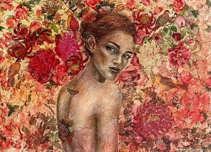 34.Flowerchild av Katarina Elfast