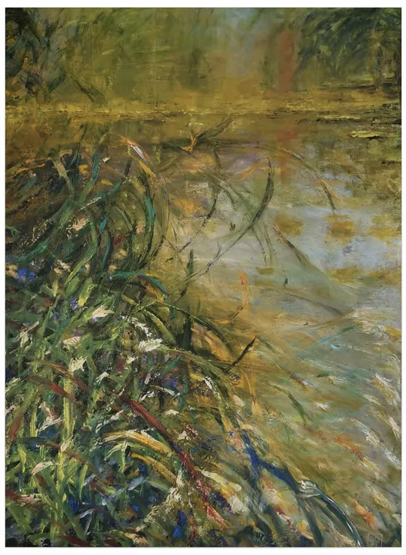 Oljemålning Hösten nalkas av Mrs Björk