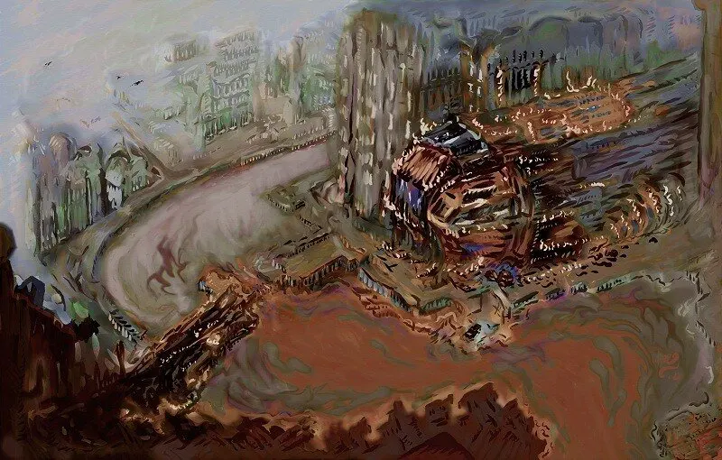After Impact Concept Art av J M Burén