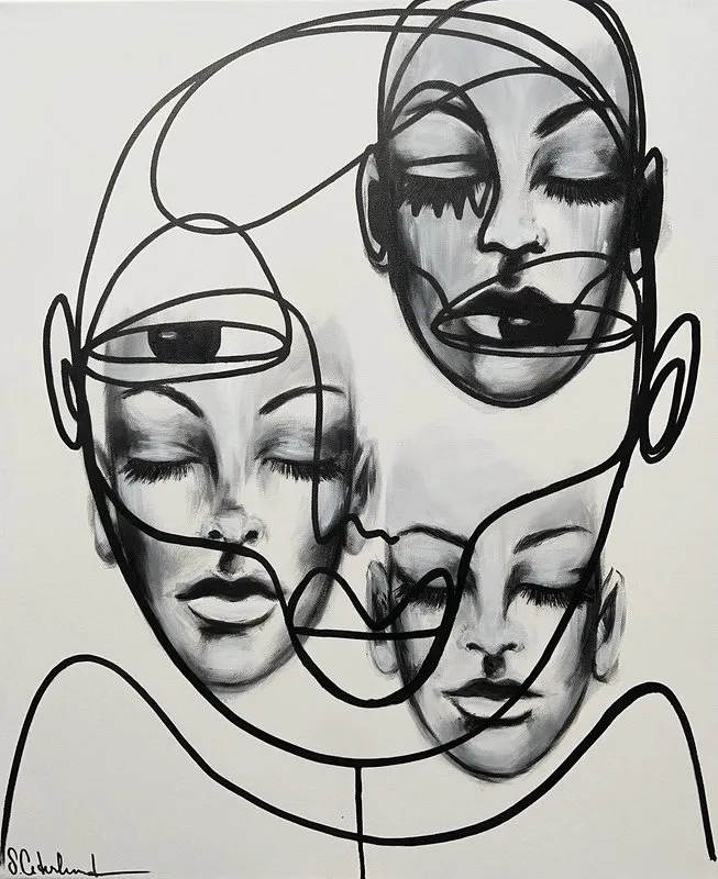 Akrylmålning Peace of Mind av Susanne Cederlund