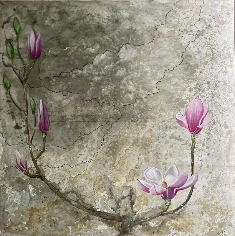 Poster - The magnolia av Marianne Nushi