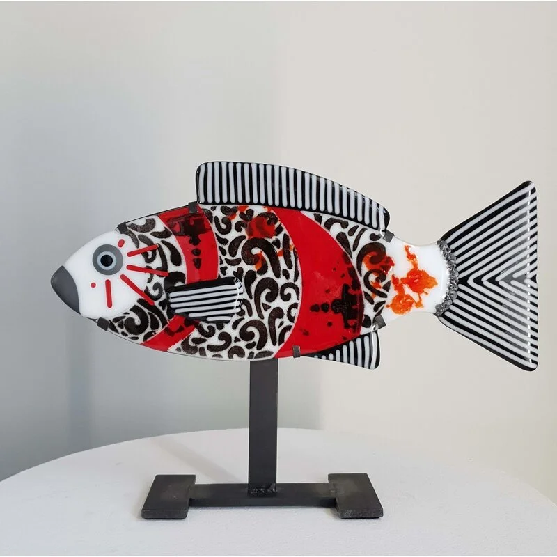 Skulptur Showa koi Edition #11 av Anne Felicie Nickels