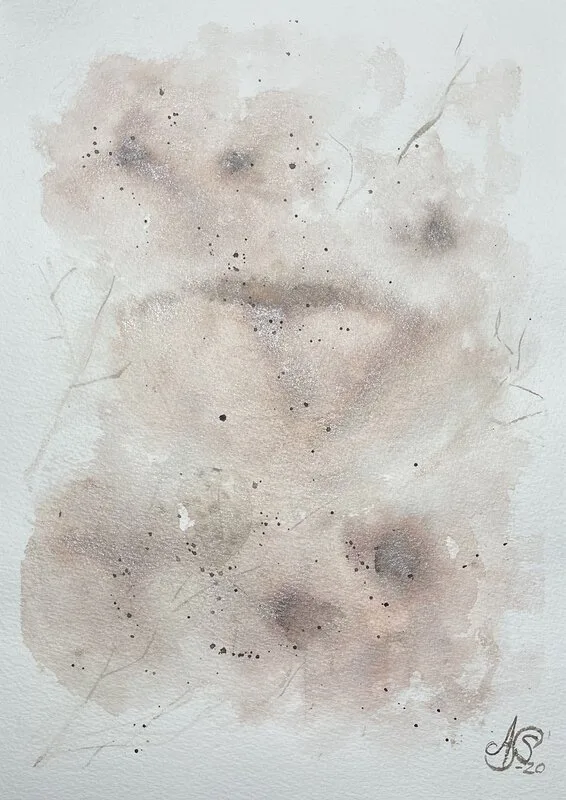 Akvarell Autumn’s early av Ann-Sofie Stjernkvist