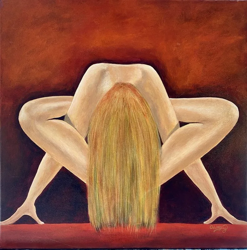 Akrylmålning av Susanne Odelskog