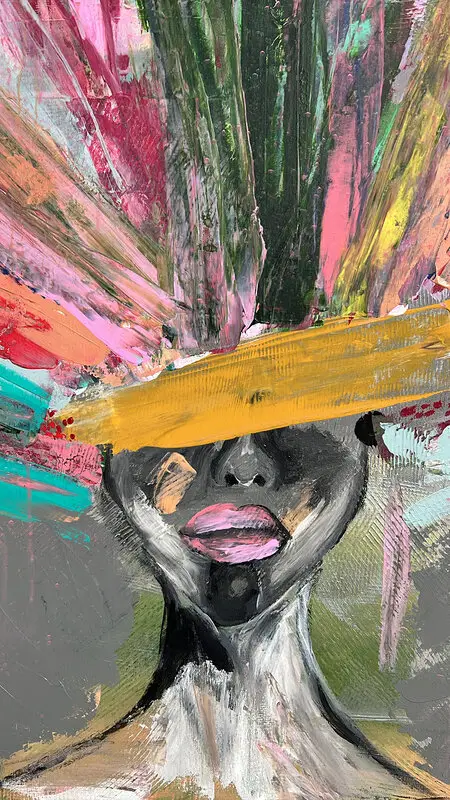 Akrylmålning In my mind av Alexsandra CK