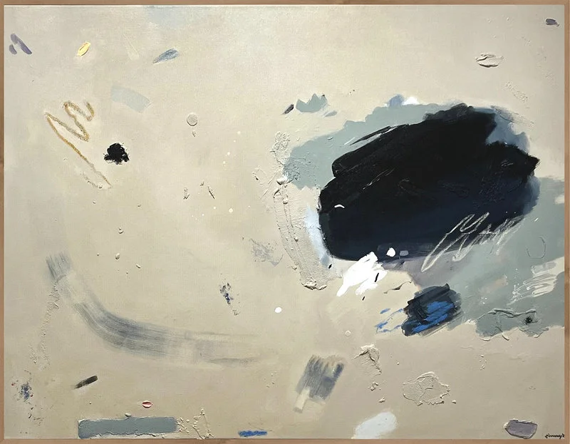 Akrylmålning Raw Canvas No. 26 av Jimmy Ralsmark