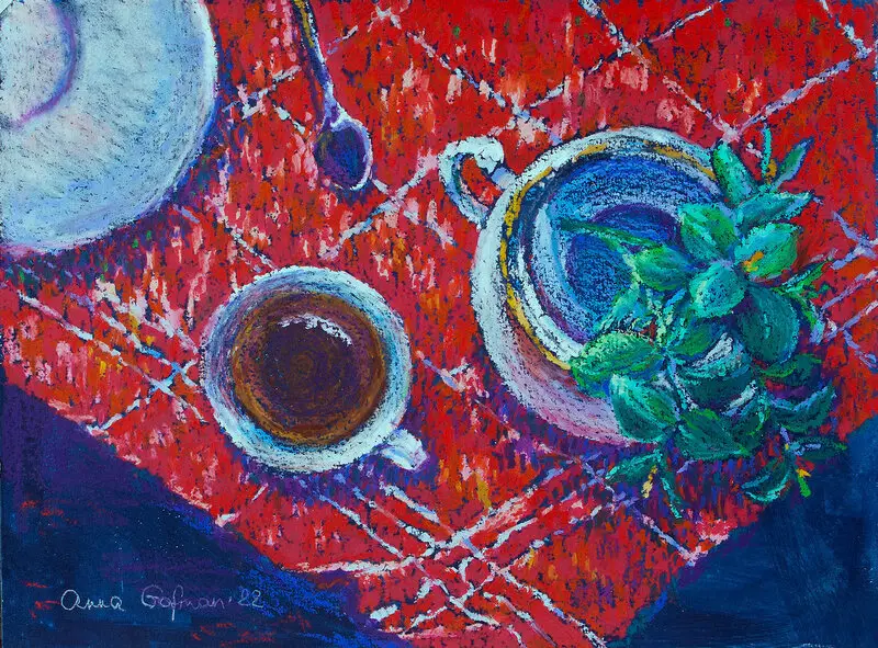 Nature Morte with Eucalyptus av Anna Gofman