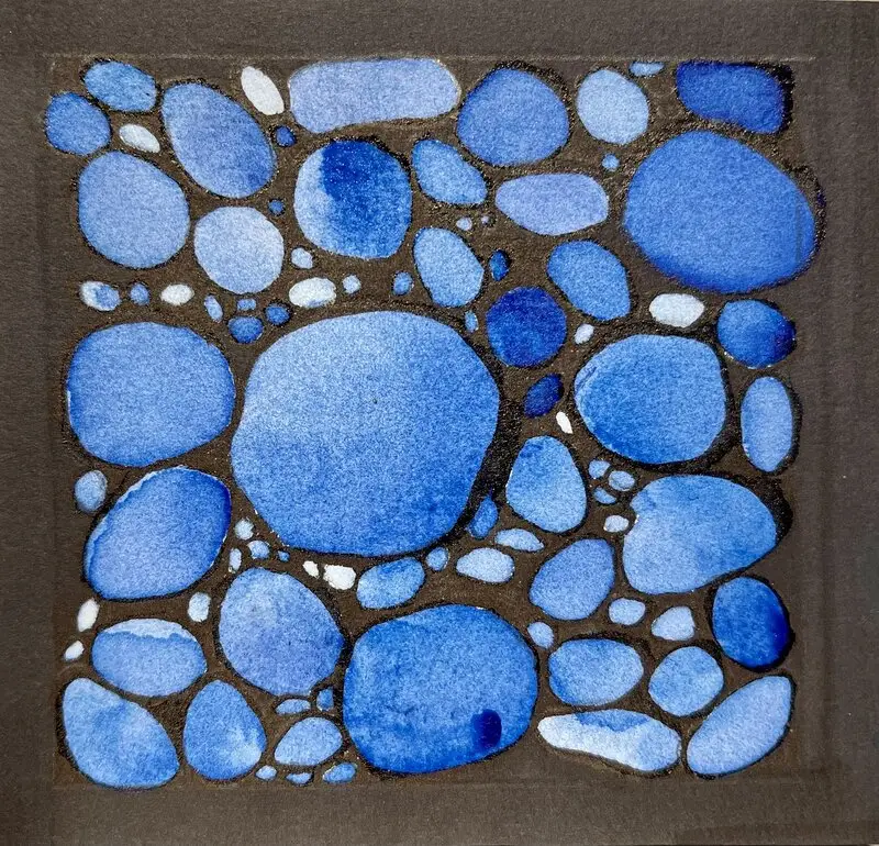 Akvarell av Miella Art Sweden Linda