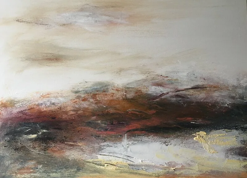 Akrylmålning Naturens magi av Gunilla Tuvin