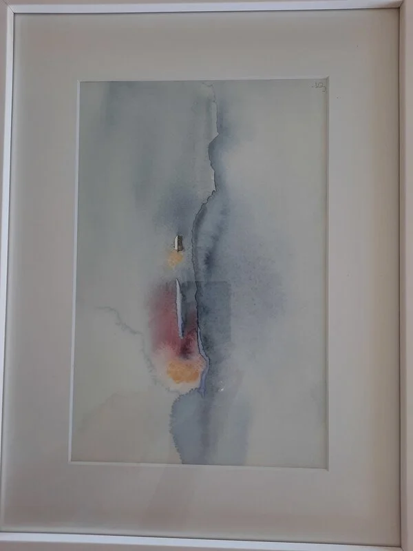 Akvarell Snart mörkt av Jeanette Setterwall