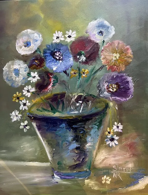 Oljemålning ”Happy Mother’s Day av Simret Nebrin Rylander