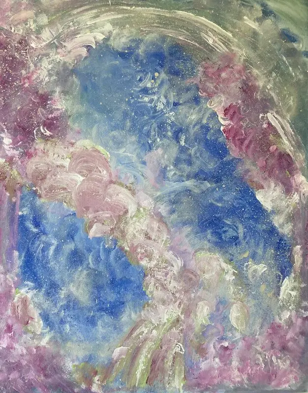 Akrylmålning Sjunde himlen av Anitas Art/Anita Nyberg