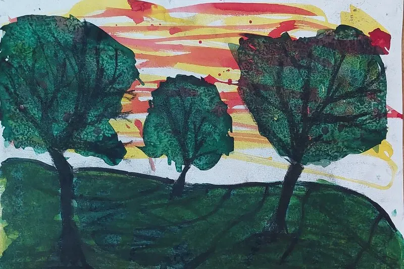 Tre träd av Mikael Jonsson