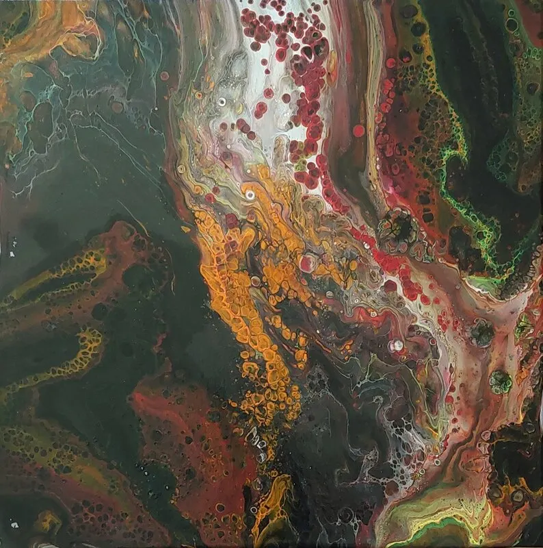 Akrylmålning 28 av Mikael Jonsson