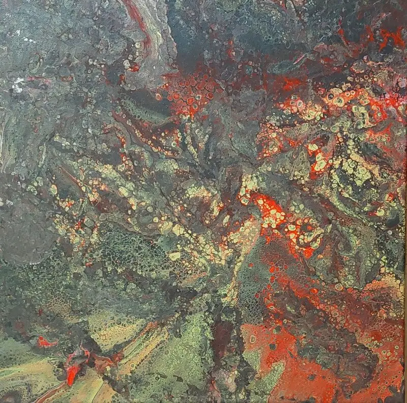 Akrylmålning 12 av Mikael Jonsson