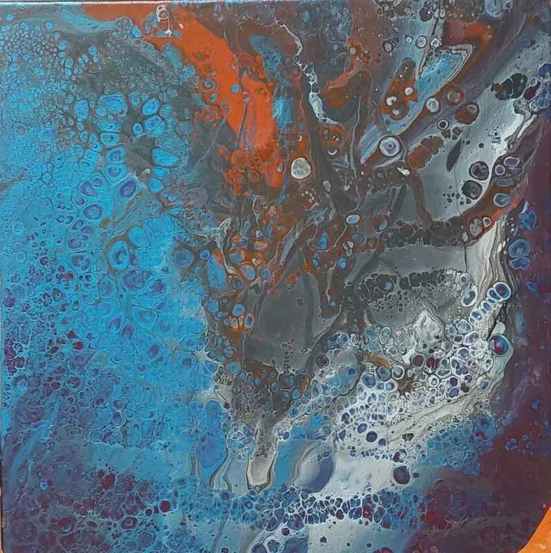 Akrylmålning 24 av Mikael Jonsson