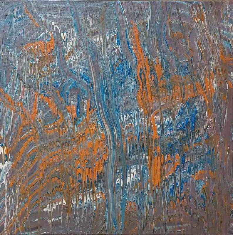 Akrylmålning av Mikael Jonsson