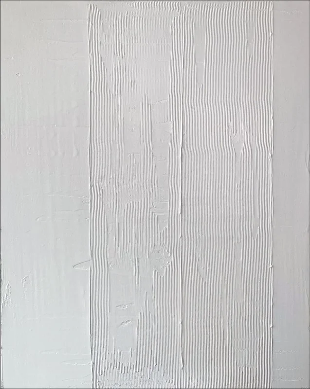 Akrylmålning WHITE WONDER av Gustaf Tidholm
