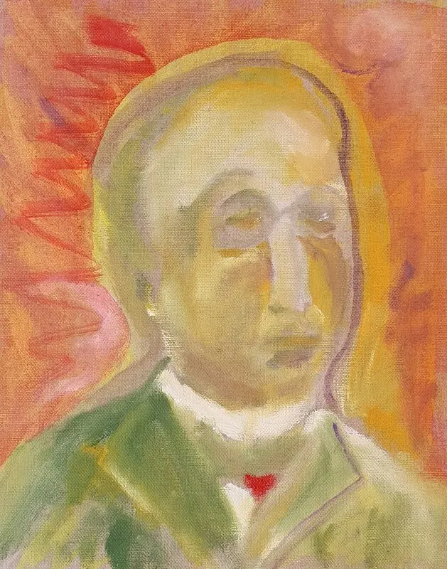 Oljemålning Vår sjunde statsminister: Erik Gustav Boström 1891-1900, 1902-05 av Jens Flemister Åkesson
