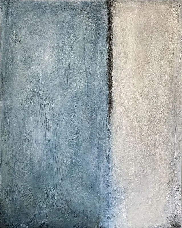 Akrylmålning Diptyk 1 av Lena Johnson