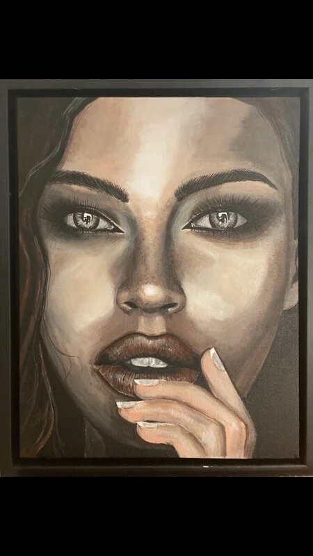 Akrylmålning Faith av Helena Finnäs