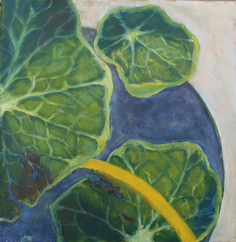 Akrylmålning Daggkåpa av Jennie Roitto