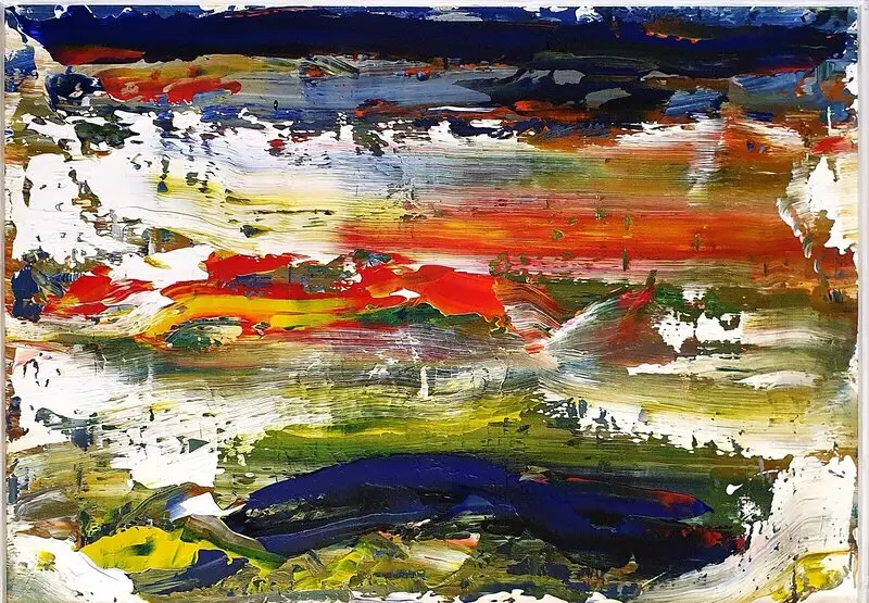 Akrylmålning I see the Storm av Tobias Staaf