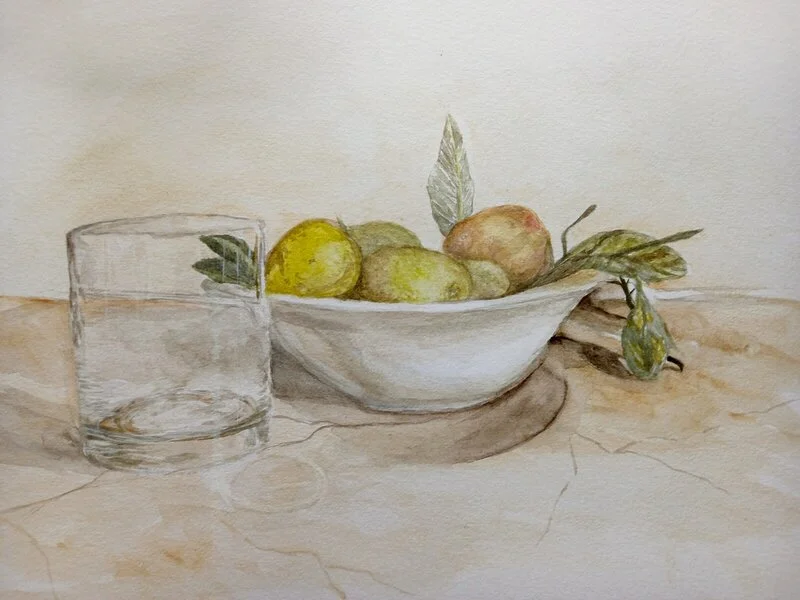 Akvarell av Lykke Andersson