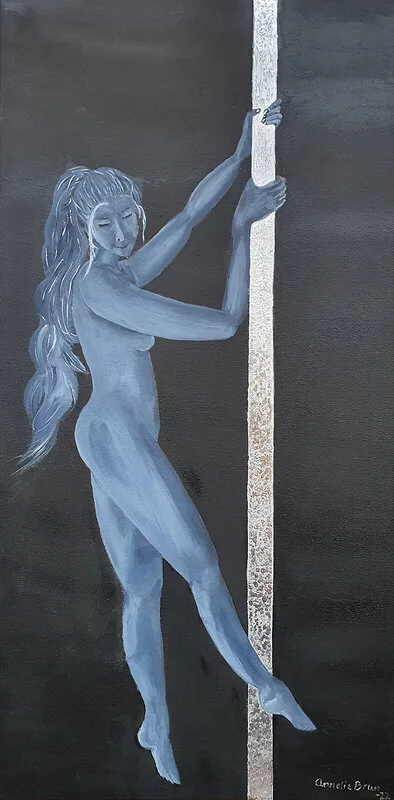 Oljemålning In the flow av Annelie Brun