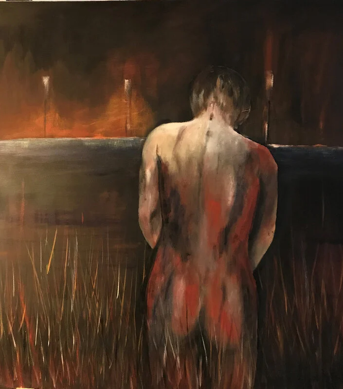 Oljemålning Naket av Lena Johansson