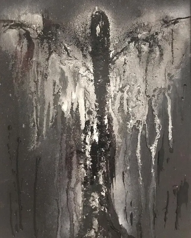 Akrylmålning Valkyria av SkogsdottiR / Charlotta Pettersson