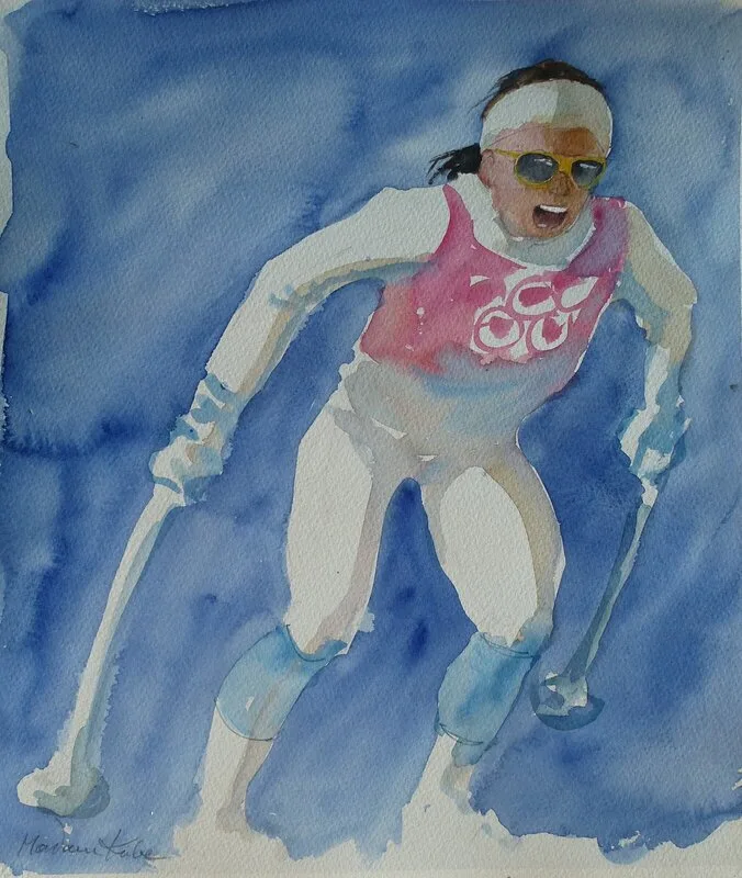 Akvarell Kallas seger av Marianne Kube