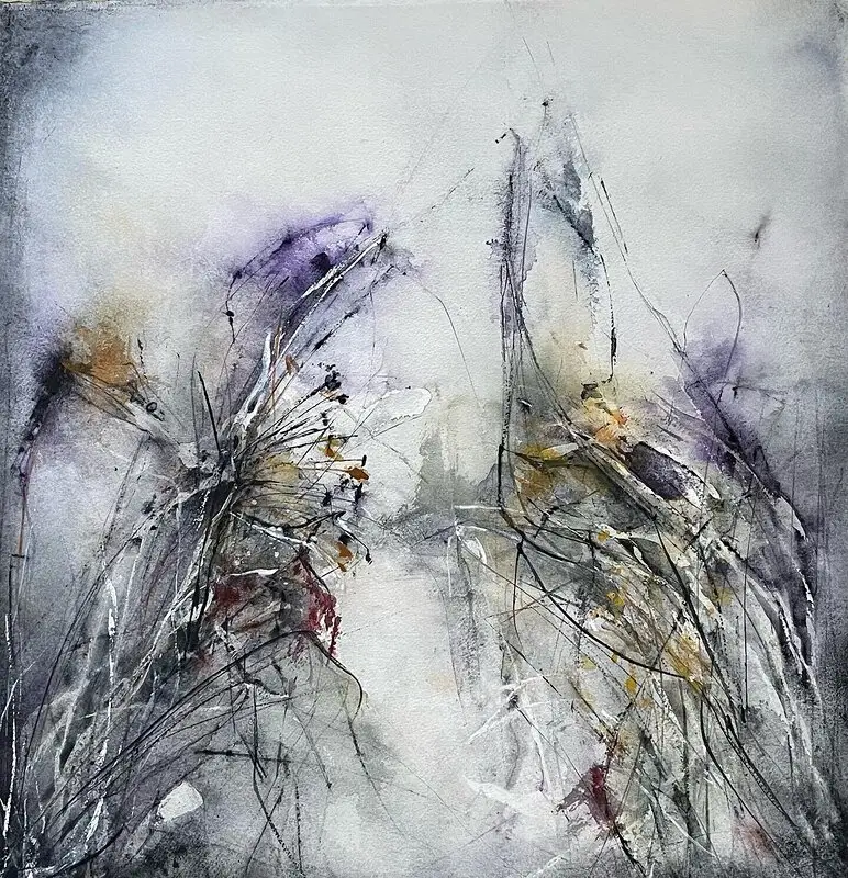 Akvarell Surrounded of gentle breeze av Dana Ingesson