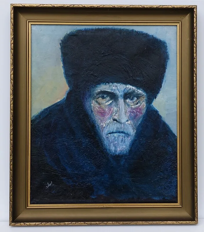 Oljemålning Köld av Jarl Johansson