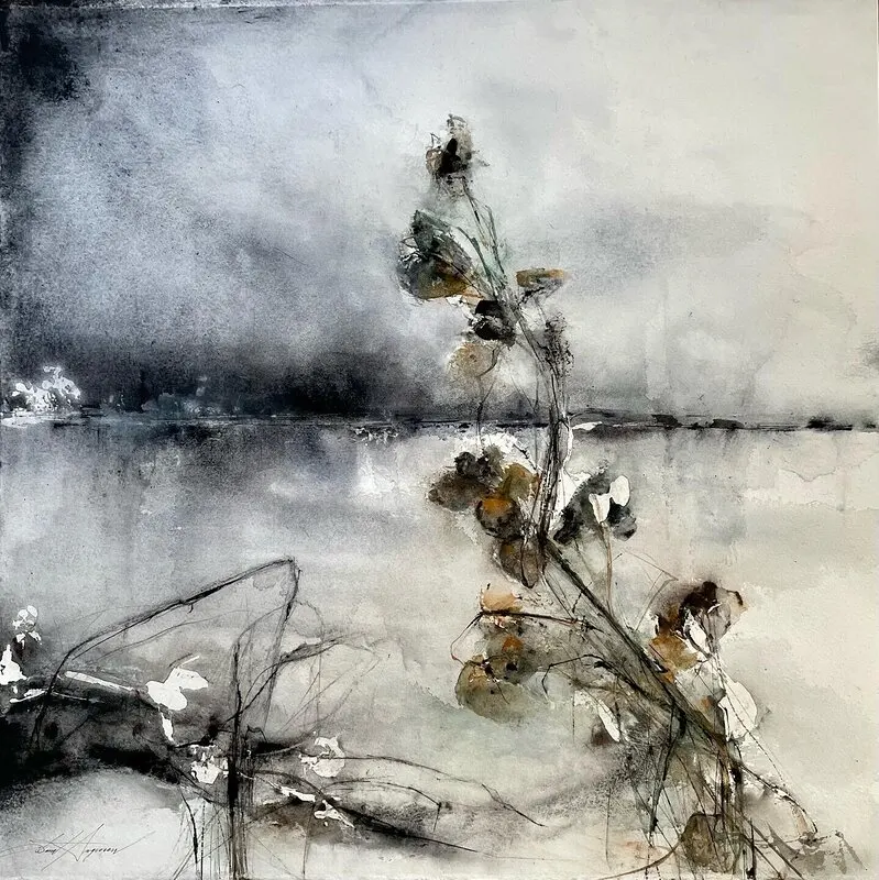 Akvarell Calming vibes av Dana Ingesson