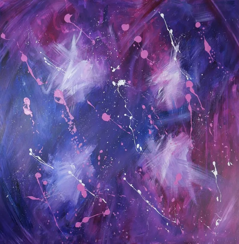 Akrylmålning NIGHT DRIVE av CASSIE PARR