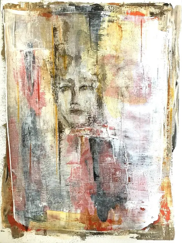 Akrylmålning Autumn av Sofia Stebel