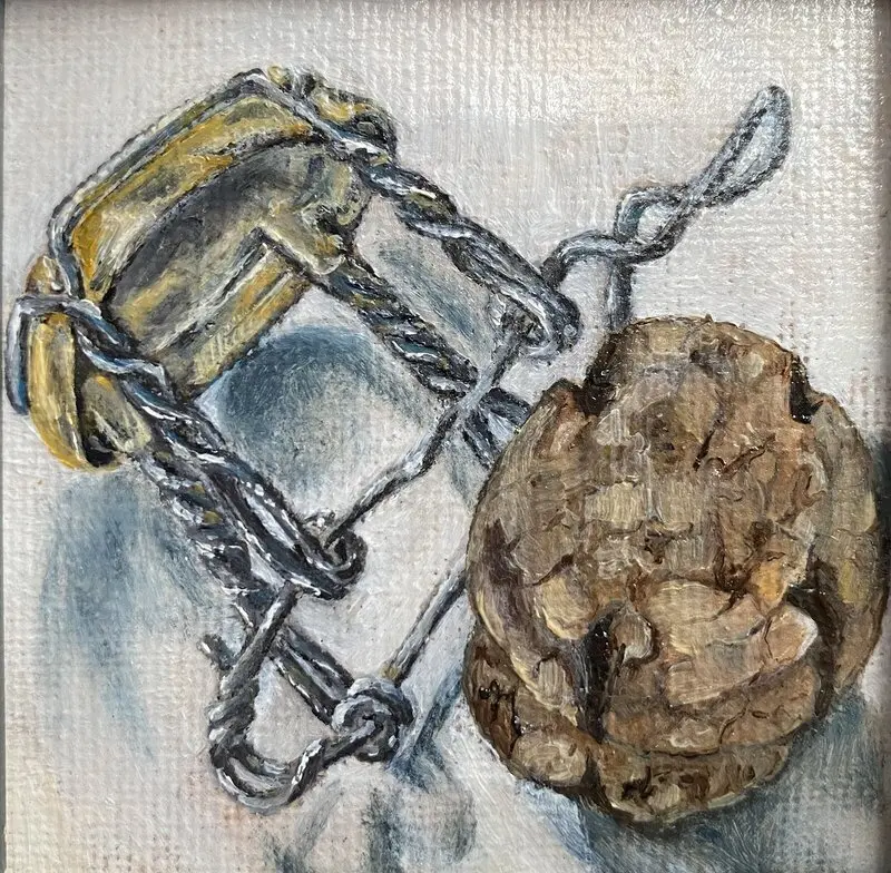 Oljemålning All the fun we had. av Ulrika Muller