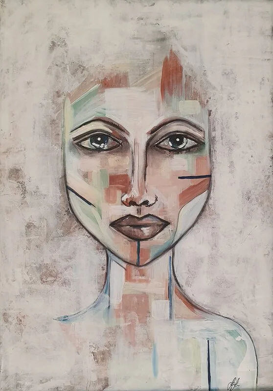 Akrylmålning Okända av Sofia Sulalampi