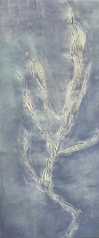 Akrylmålning The Rose av Elizabeth Zaar