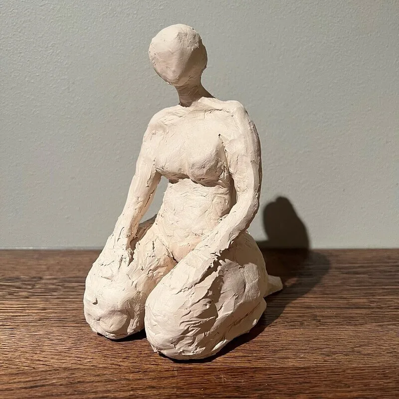 Skulptur Kvinnofigur av Solveig Skoglund