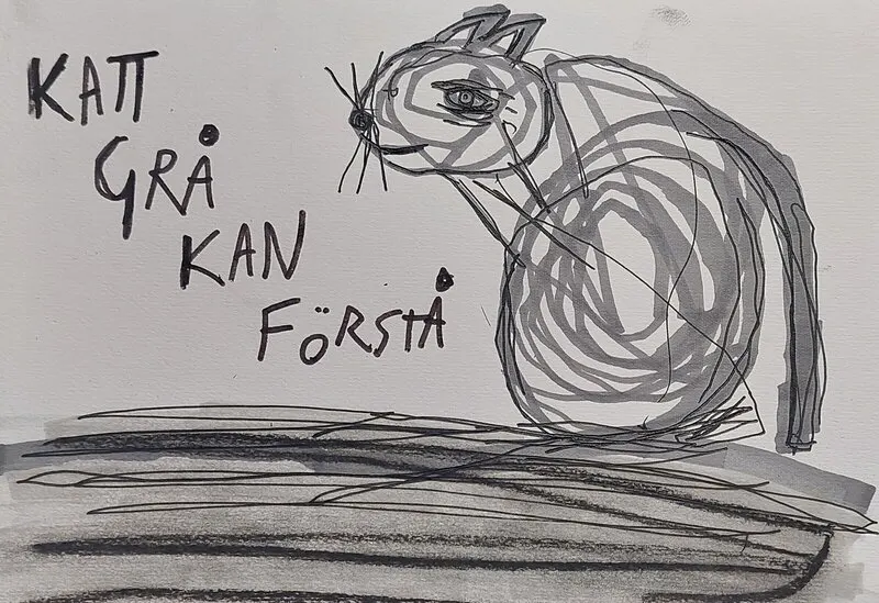 Katt grå kan förstå av Mikael Jonsson