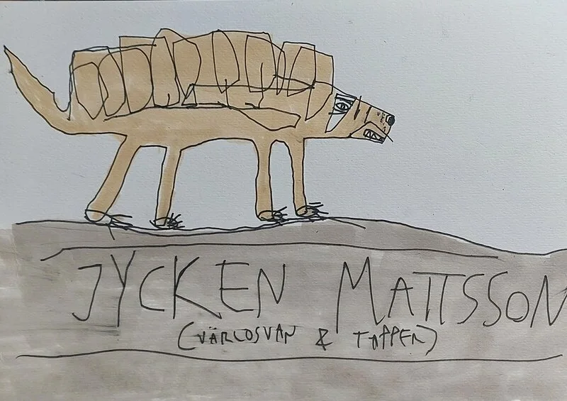 Jycken Mattsson (världsvan och tapper) av Mikael Jonsson