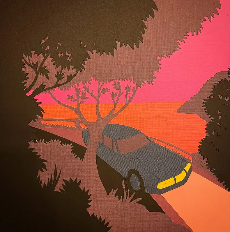 En route d'Antibes av Nils Lagergren