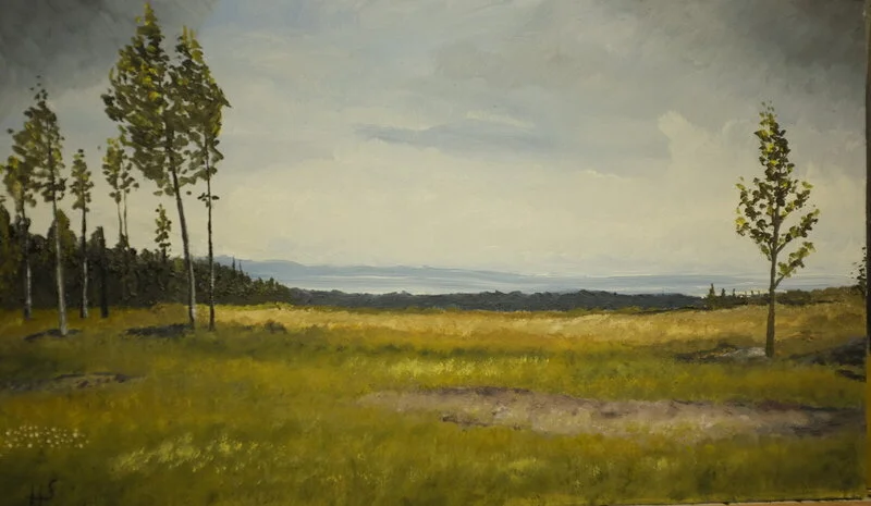 Oljemålning Rädbjörka av Håkan Sars