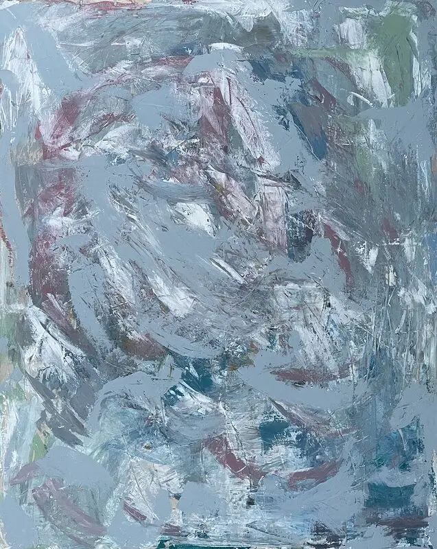 Akrylmålning Living in the moment av Cecilia Tanzborn