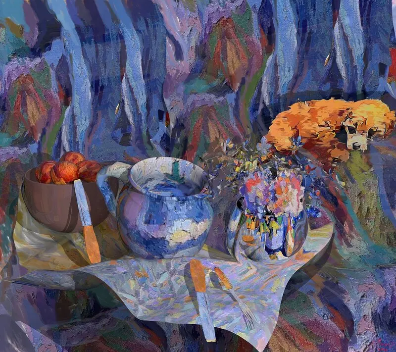 Schubert 100 x 85 cm 4000 kr av Sebastian Marquez