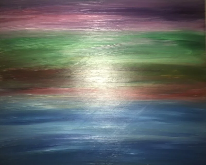 Akrylmålning av Kennet Vist